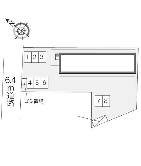 ★手数料０円★堺市西区浜寺石津町東　月極駐車場（LP）